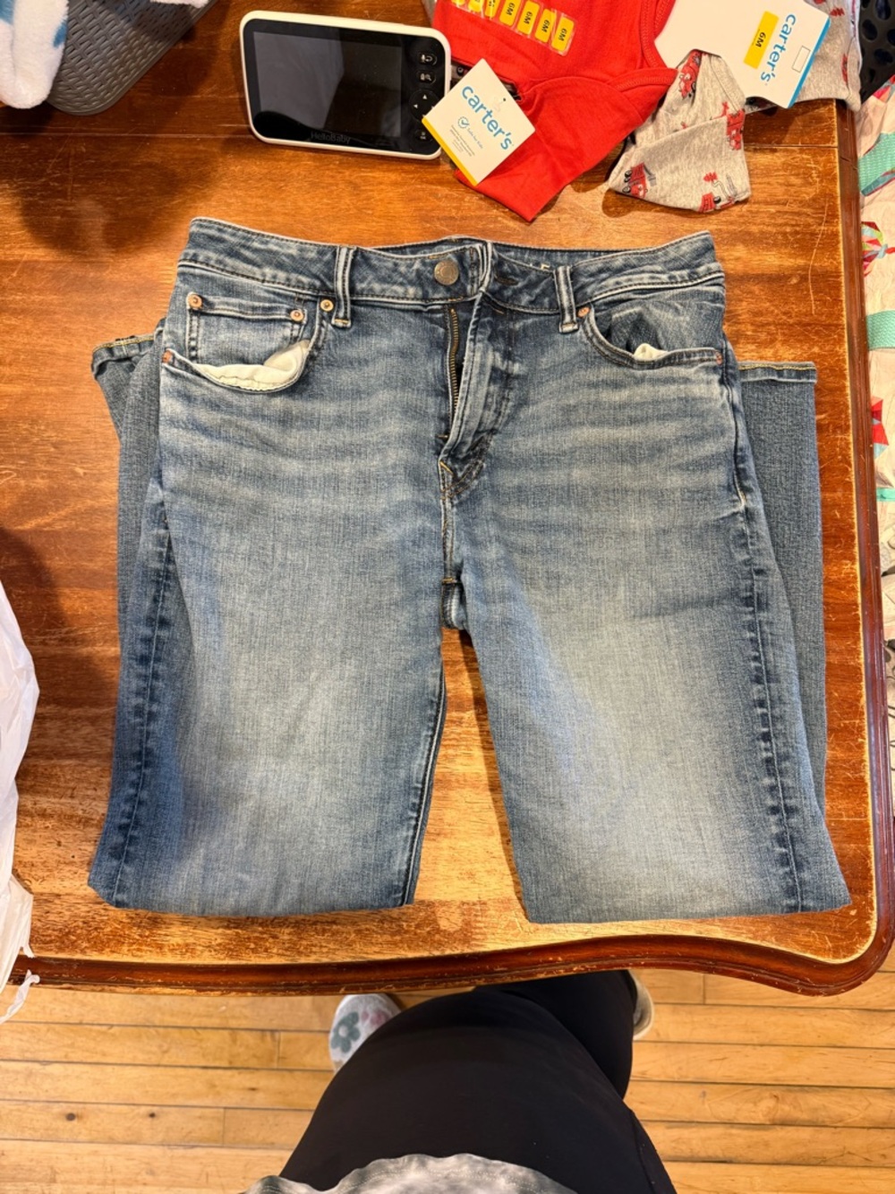 American Eagle Light Wash Denim Jeans - Blue